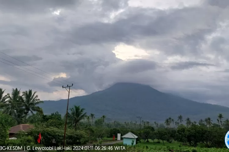 Hari Ini Gunung Lewotobi Laki-laki Kembali Erupsi, Melontarkan Abu ...