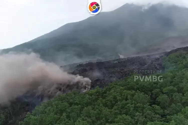 Kembali Erupsi Pagi Ini, Aliran Lava Gunung Lewotobi Laki-laki ...