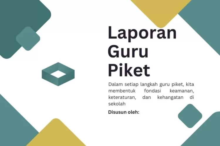 Cek 3 Link Download Contoh Laporan Guru Piket Pmm Dan Sk Format Pdf Untuk Bukti Dukung Tugas 9862