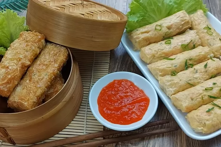 Resep Lumpia Kulit Tahu Mudah Dibuat Isian Ayam Dan Udang Begitu