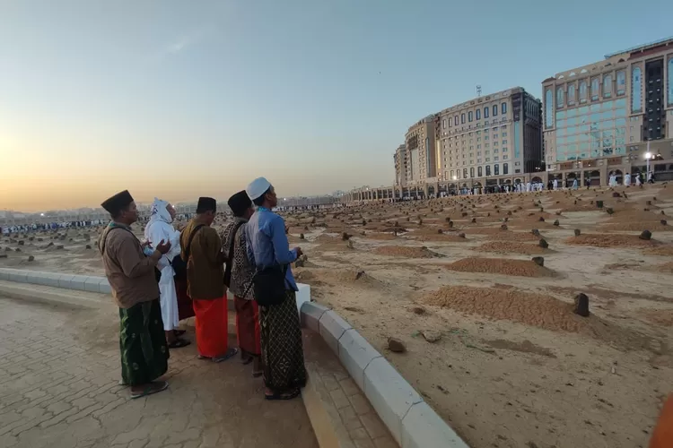 Pemakaman Baqi di dekat Masjid Nabawi, menjadi tempat peristirahatan terakhir jemaah haji yang wafat di Madinah. (MCH 2024)