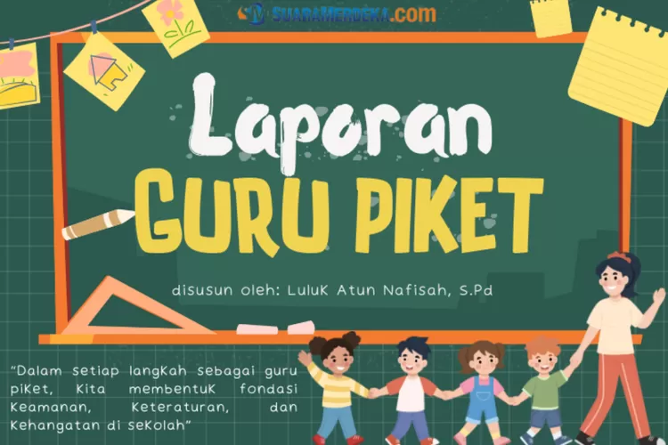 Klik Di Sini, 5 Link Download Laporan Guru Piket SD SMP SMA Format PDF ...