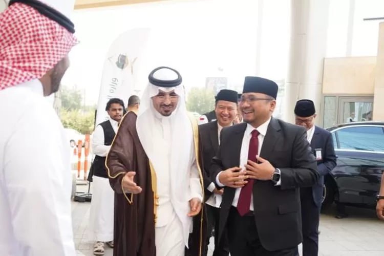 Menag Yaqut Cholil Qoumas enghadiri Mukhtamar Perhajian 2024 di Makkah, Senin (10/6/2024). (suaramerdeka.com/dok)