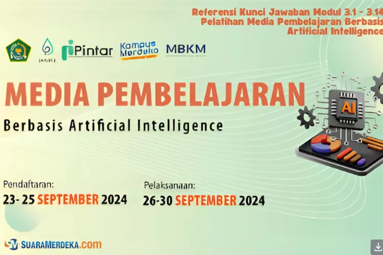 40 Soal Pelatihan Media Pembelajaran Berbasis Artificial Intelligence ...