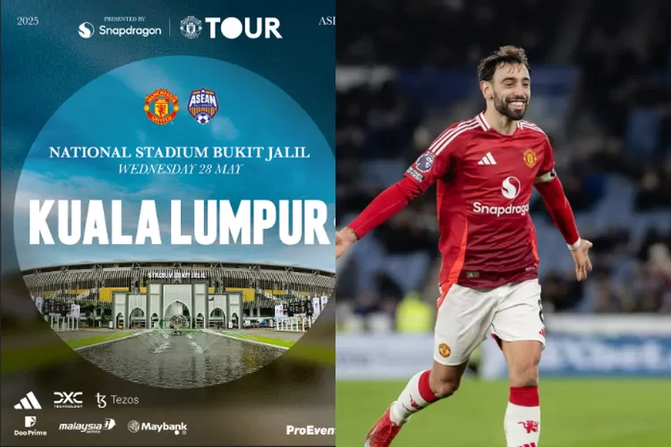 Manchester United akan hadapi Asean All Stars dalam tur Asia akhir Mei 2025.  ((Instagram @manchesterunited))