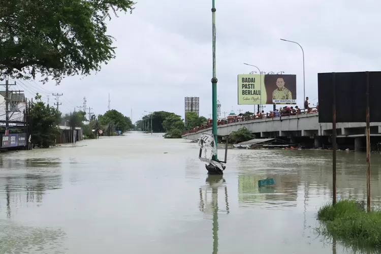 Tanggul Sungai Wulan Jebol Lagi, Pantura Demak Terputus, Jalur ...