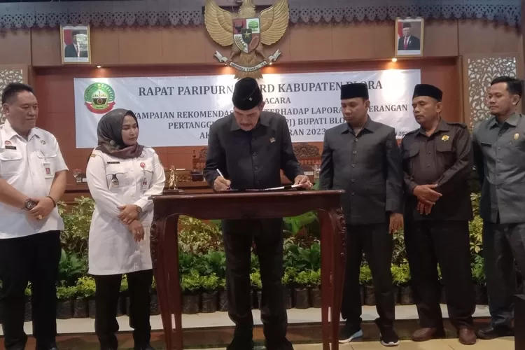 DPRD Blora Sampaikan Empat Poin Rekomendasi Atas LKPJ Bupati 2023 : Apa ...