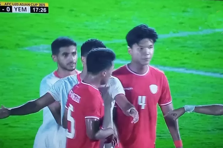 Indonesia vs Yaman di pertandingan Kualifikasi Piala Asia U20 2025 tercipta dua gol di babak pertama, Minggu (29/9/2024).