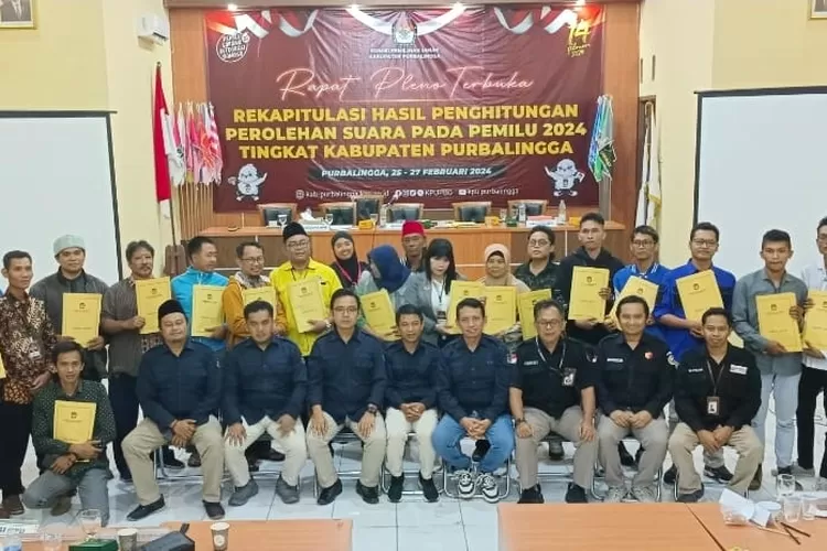 Rekapitulasi Di KPU Purbalingga Rampung, PDIP Raih Suara Terbanyak ...