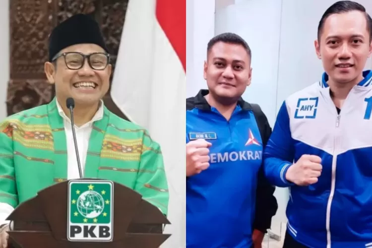Muhaimin Iskandar disentil kader Partai Demokrat karena umbar janji tak rasional ke rakyat. (Kolase Instagram/@cakiminnow/@hasbil_lbs)