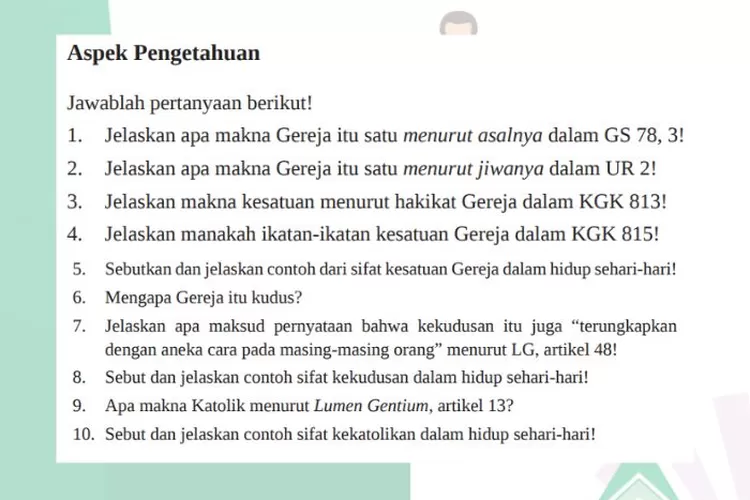 Makna Gereja Menurut Asal Dan Jiwa Serta Sifat Kekatolikan, Kunci ...