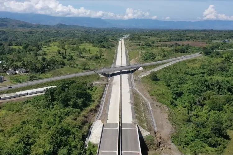 Jalan Tol Bangkinang-Pangkalan yang akan rampung pembangunannya pada akhir tahun 2023, tol tersebut dapat mempersingkat waktu perjalanan menjadi jauh lebih cepat (Dok: Hutama Karya)