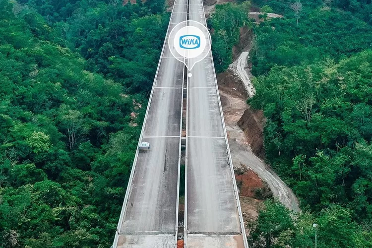 Jalan Tol Bangkinang-Pangakalan yang akan menghubungkan Sumatera Barat dan Riau kini semakin dekat memasuki tanah Sumbar dan tersisa 15 km lagi (Instagram: ptwijayakarya)