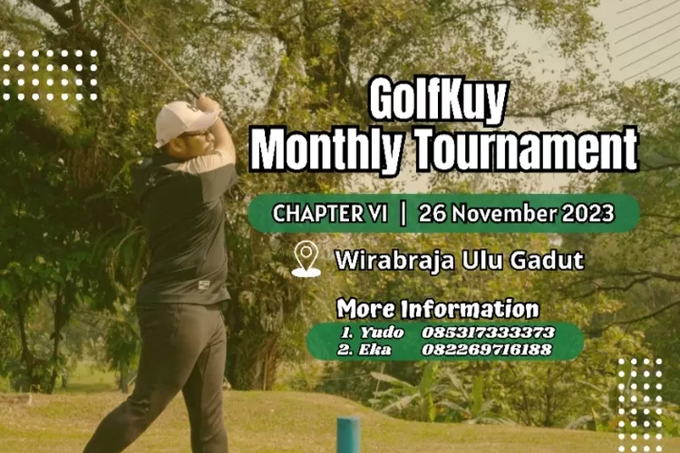 Kolaborasi dengan BPC HIPMI Padang, GOLFKUY Monthly Tournament (GMT) Chapter VI-November Series Siap Digelar!