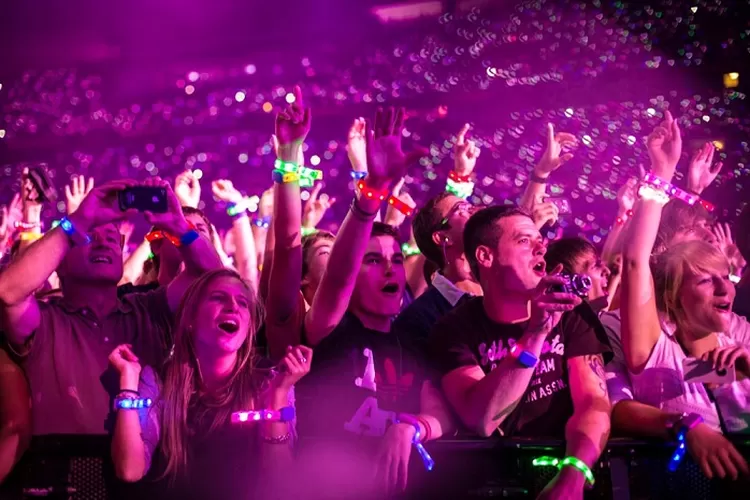 Persentase pengembalian Xyloband konser Coldplay di Indonesia (xyloband.com)