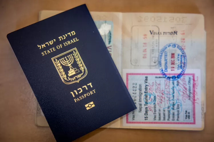 Ilustrasi Visa Israel.  (dok. The Times of Israel)