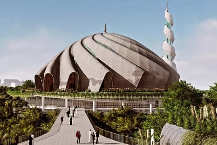 Rencana pembangunan Masjid Negara di IKN oleh Hutama Karya (Instagram @nyoman_nuarta)