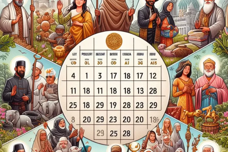 Ilustrasi Kalender Hari Libur di Indonesia tahun 2024 (Bing.com/image/create)
