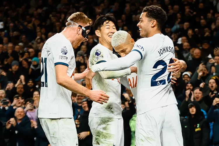 Pemain Tottenham merayakan gol ke gawang Newcastle United dalam pertandingan Liga Inggris (Tottenham Hotspur)