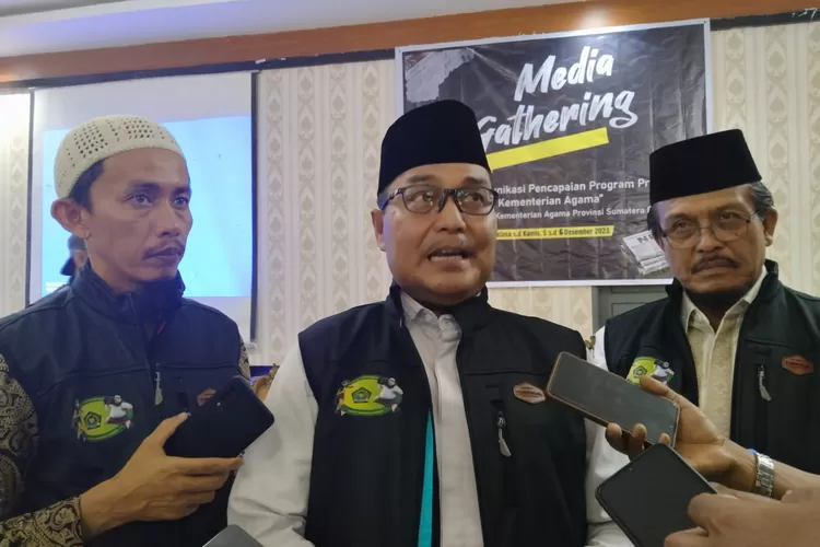 Kepala Kantor Wilayah (Kakanwil) Kementerian Agama (Kemenag) Sumatera Barat, Mahyuddin (Jefrimon/Harianhaluan.com )