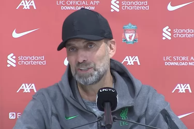 Pelatih Liverpool Jurgen Klopp dalam konferensi pers pasca pertandingan melawan Manchester United (YouTube Talksport)