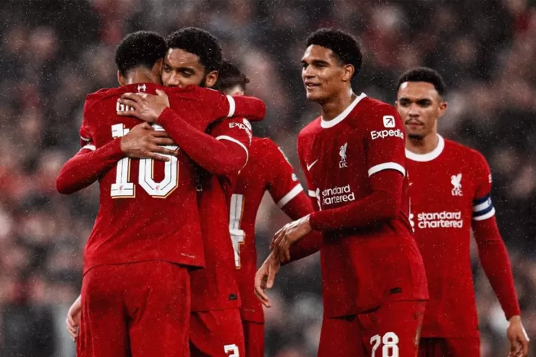 Liverpool berhasil ke babak semifinal Carabao Cup 2023/2024 (Instagram @liverpoolfc)