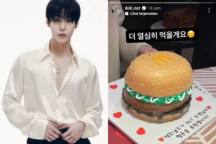 Doyoung NCT menjadi model kampanye terbaru McDonalds (Instagram @do0_nct)
