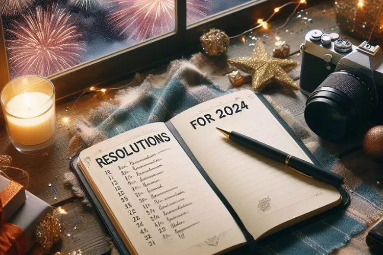 Cara Mudah Nan Praktis Membuat Jurnal Resolusi untuk Tahun 2024 (Bing.com/image/create)