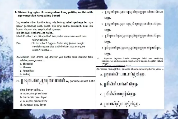 Bahasa Jawa kelas 9 halaman 141-147 Latihan Ulangan Semester Genap Wulangan Wulangan 4, 5, 6