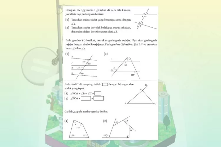 Matematika kelas 8 halaman 115 Mari Kita Periksa 1 Kurikulum Merdeka: Sifat bangun geometri