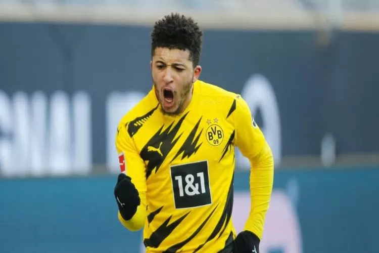 Jadon Sancho ketika berseragam Borussia Dortmund (Twitter @FabrizioRomano)