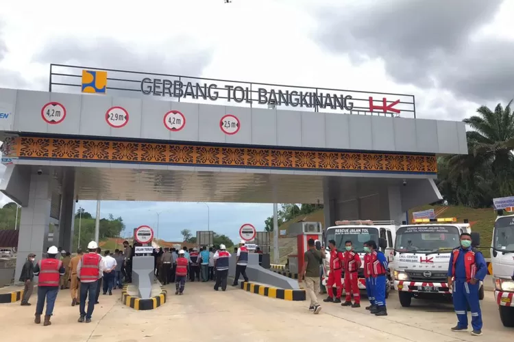 Jalan Tol Pekanbaru-Bangkinang kini telah rampung 100 perse, serah terima pertama jalan tol akan segera dilakukan dalam waktu dekat (Dok: Pemerintah Provinsi Riau)