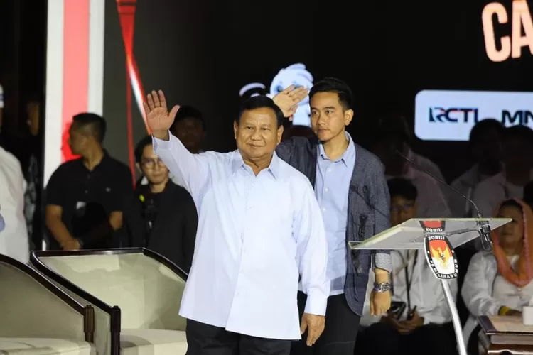 Prabowo Subianto saat Acara Debat Ketiga Capres 2024 (Instagram @prabowo)