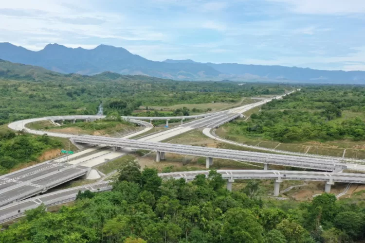 Progres pembangunan Jalan Tol di Bengkulu di tahun 2024 (hutamakarya.com)