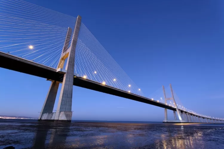 Ilustrasi jembatan mewah senilai Rp15 triliun yang dibangun di Sulawesi Tenggara (Freepik)