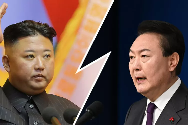 Kim Jong-un, pemimpin Korea Utara, menjadikan Korea Selatan sebagai musuh utama negara (france24.com)