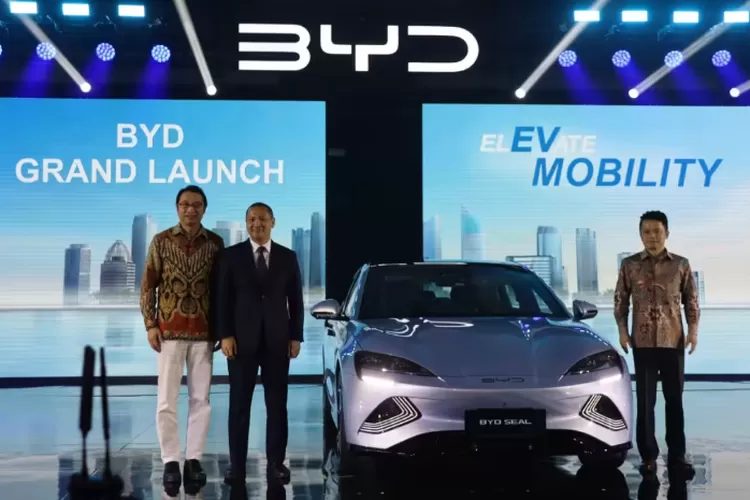 Peresmian Peluncuran Mobil BYD di Jakarta pada Kamis, 18 Januari 2024 (asia.nikkei.com)
