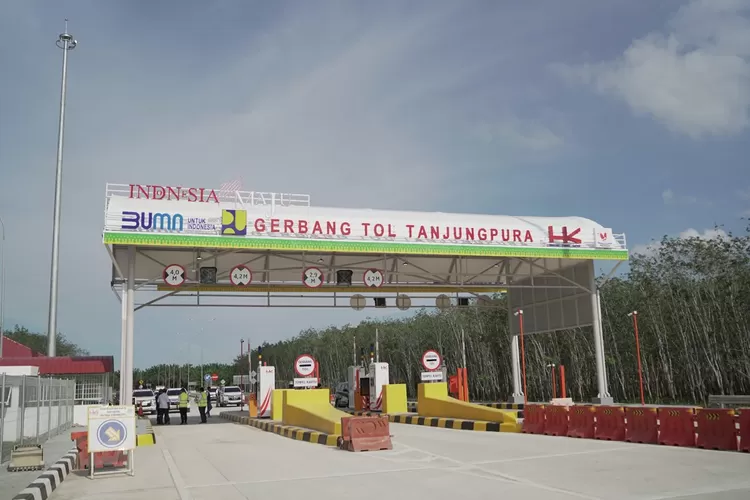 Jalan Tol Kuala Bngai Tanjung Pura di Sumatera Utara yang merupakan jalan tol terbaru Sumut akan beroperasi pada akhir Januari tahun 2024 setelah mendapat lampu hijau dari Menteri PUPR, Basuki Hadimuljono. (Dok: Hutama Karya)