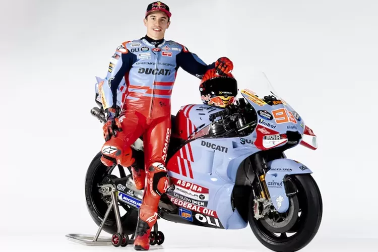Marc Marquez sebagai pembalap baru tim Gresini Racing di MotoGP 2024 (Gresini Racing)