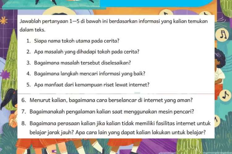 Analisis Isi Teks 'Belajar Bersama Bunda', Kunci Jawaban Bahasa ...