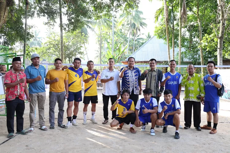 16 Tim se-Sumatera Barat Ikuti Turnamen Sepak Takraw Anak Nagari Tungka Kota Pariaman (IST)