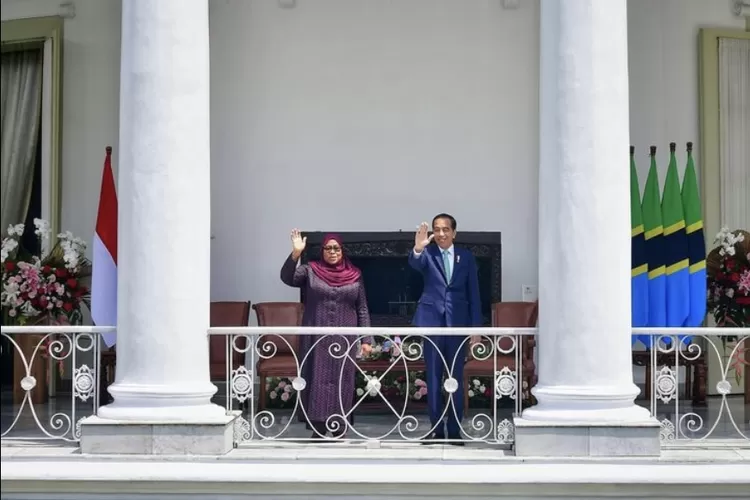  Presiden Persatuan Republik Tanzania, Samia Suluhu Hassan dan Presiden Joko Widodo (Jokowi) bahas program kerjasama yang akan segela dilaksanakan tahun ini. (Instagram @jokowi )