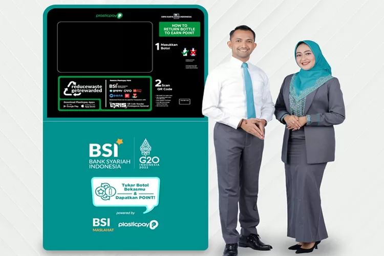 BSI memperkenalkan inovasi Reverse Vending Machine (Bank Syariah Indonesia)