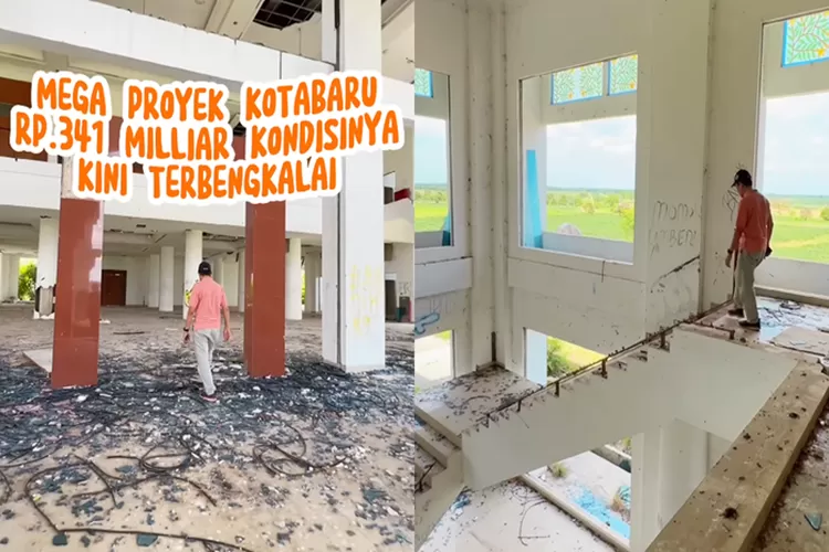 Caleg Lampung Hantoni Hasan mengunjungi Mega Proyek Kota Baru Lampung (Instagram @hantoni.hasan)