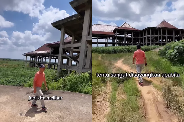 Hantoni Hasan mengunjungi proyek mangkrak Kota Baru Lampung (Instagram @hantoni.hasan)
