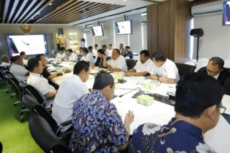  Pj Gubernur Aceh mengikuti rapat pemantapan persiapan pelaksanaan PON 2024 di KONI Pusat (infoaceh.net)