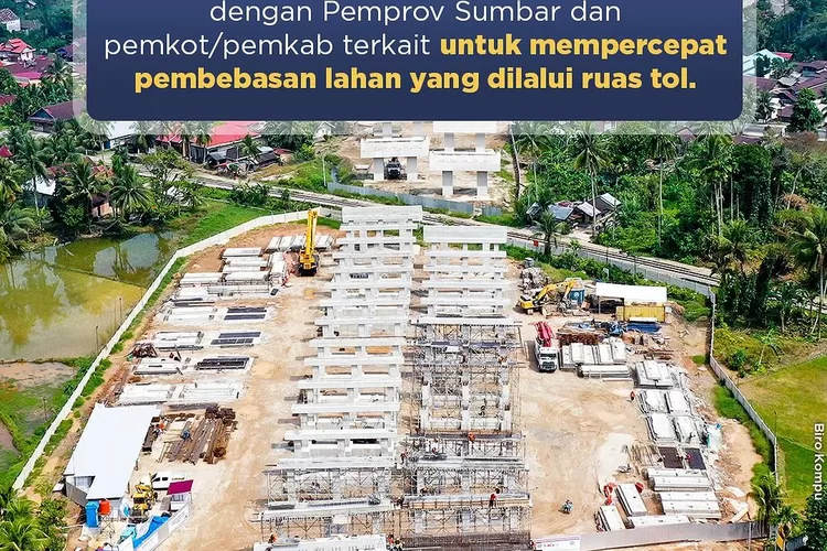 Pemerintahan Presiden Joko Widodo (Jokowi) sebelumnya menomorsatukan proyek Jalan Tol Trans Sumatera (JTTS) di Sumatera Barat, kaan tetapi karena satu hal ini, foku spembangunan kemudian dialihkan ke Provinsi Riau. (Instagram: Kemenpupr)