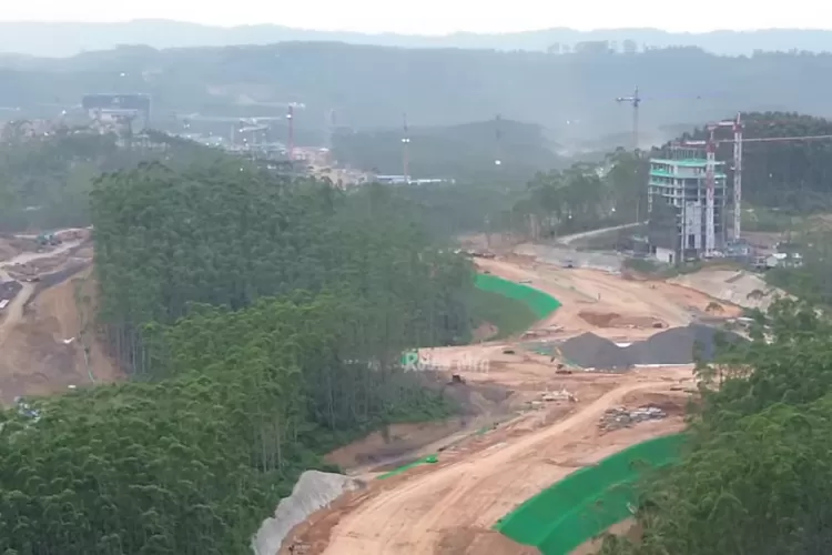 Progres Pembangunan Jalan Sumbu Kebangsaan Sisi Timur Terbaru di IKN/ Youtube