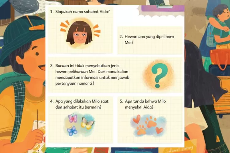 Bahasa Indonesia kelas 3 Bab 7 halaman 158 Kurikulum Merdeka: Analisis teks cerita 'Milo'