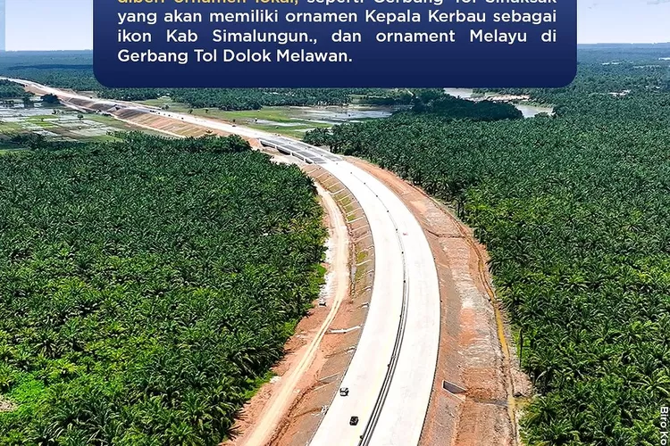 Ilustrasi salah satu jalan tol terbaru di Sumatera Utara yang sedang menunggu jadwal Uji Laik Fungsi (ULF) sebelum akhirnya tol ini dioperasikan. (Instagram: pupr_bpjt)